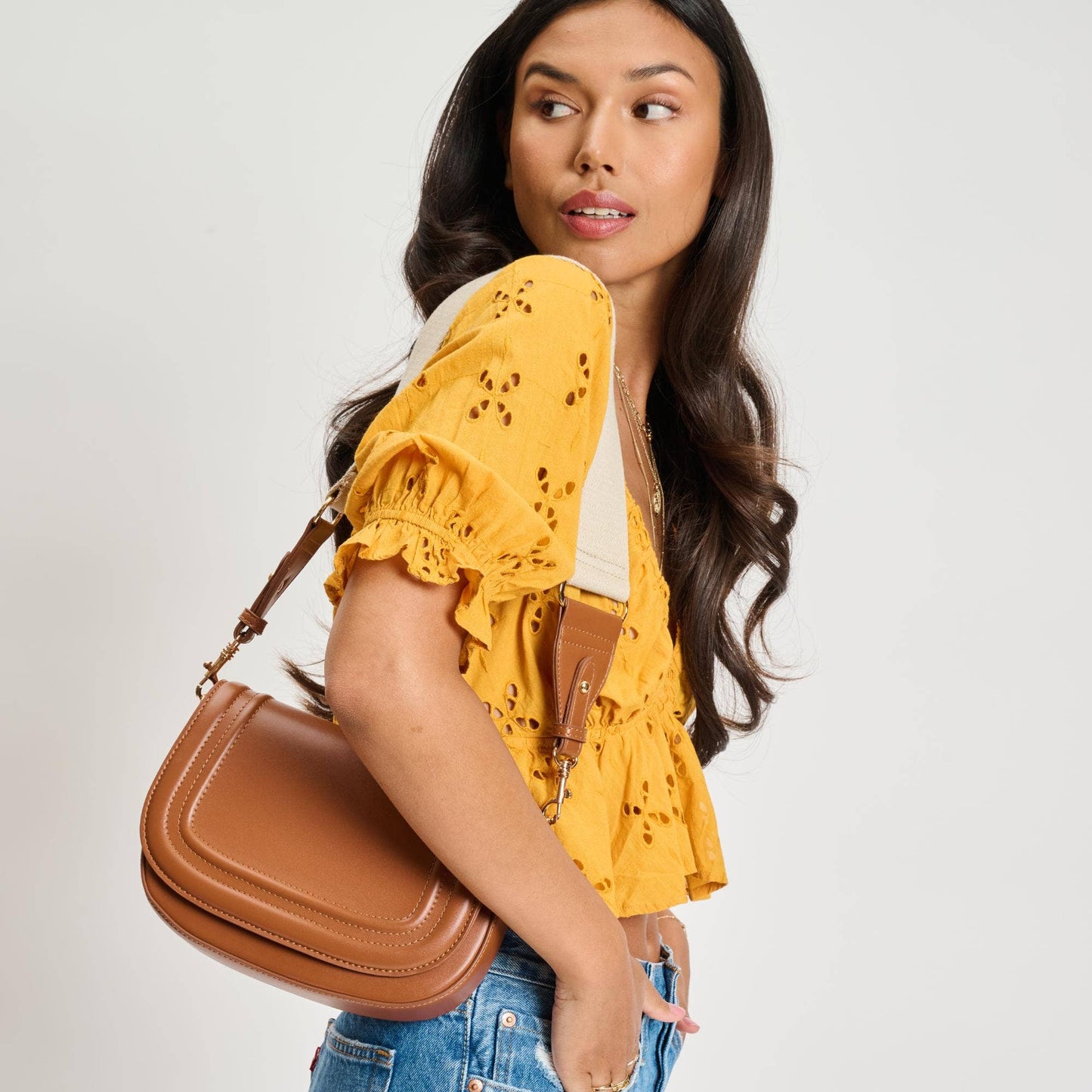 Poshette Crossbody: Natural