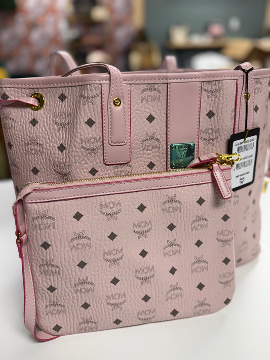 REVERSIBLE LIZ SHOPPER in pink