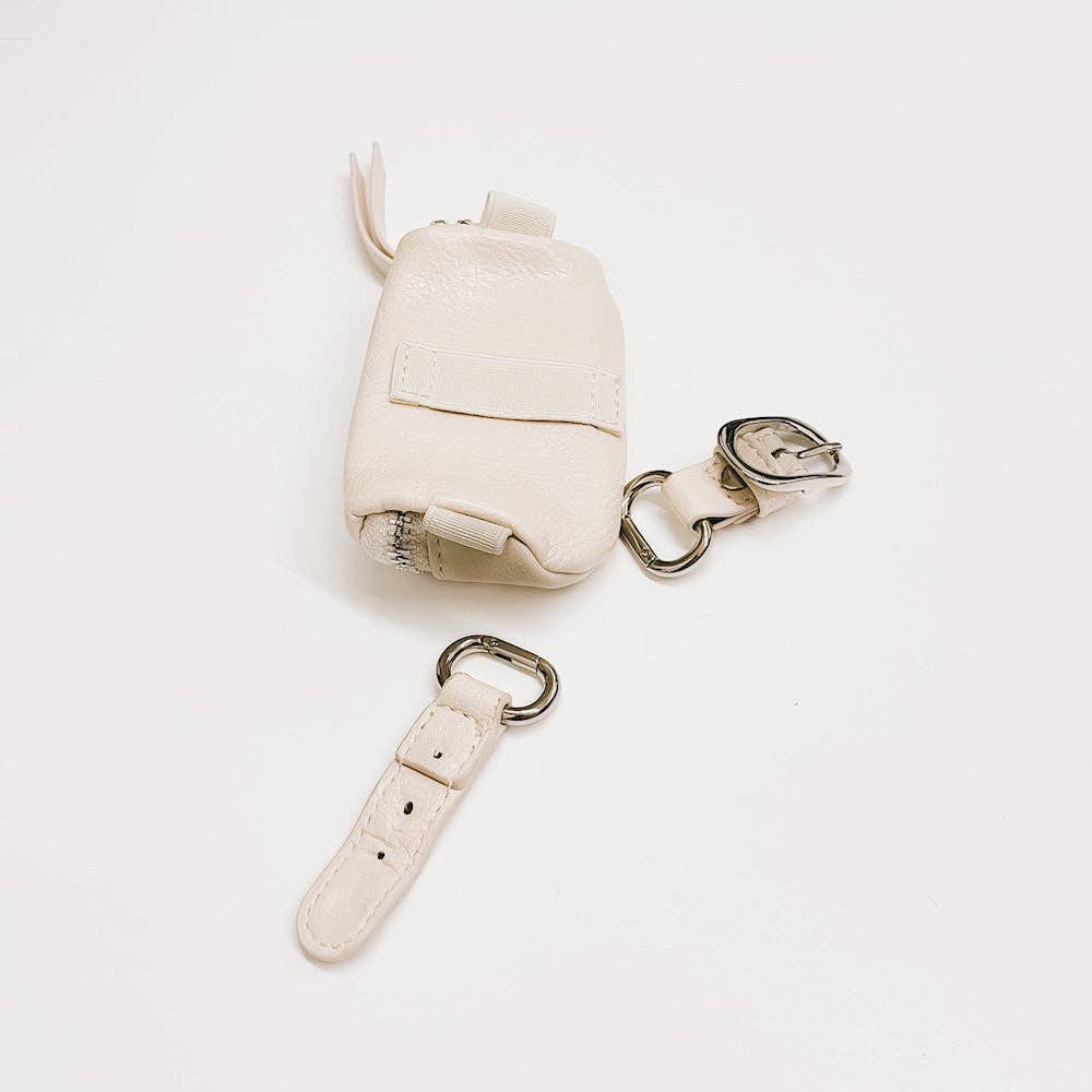 Luna Wrist & Strap Pouch: Cream