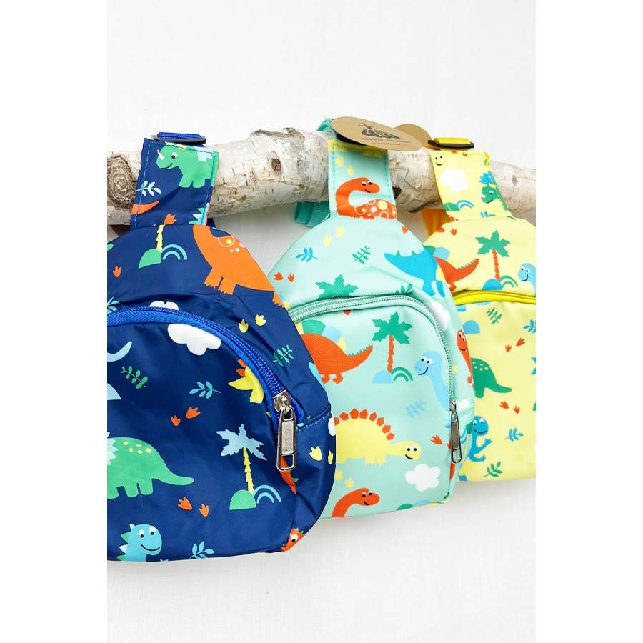 Cute Dinosaur Crossbody Chest Bag: MIX COLOR / ONE