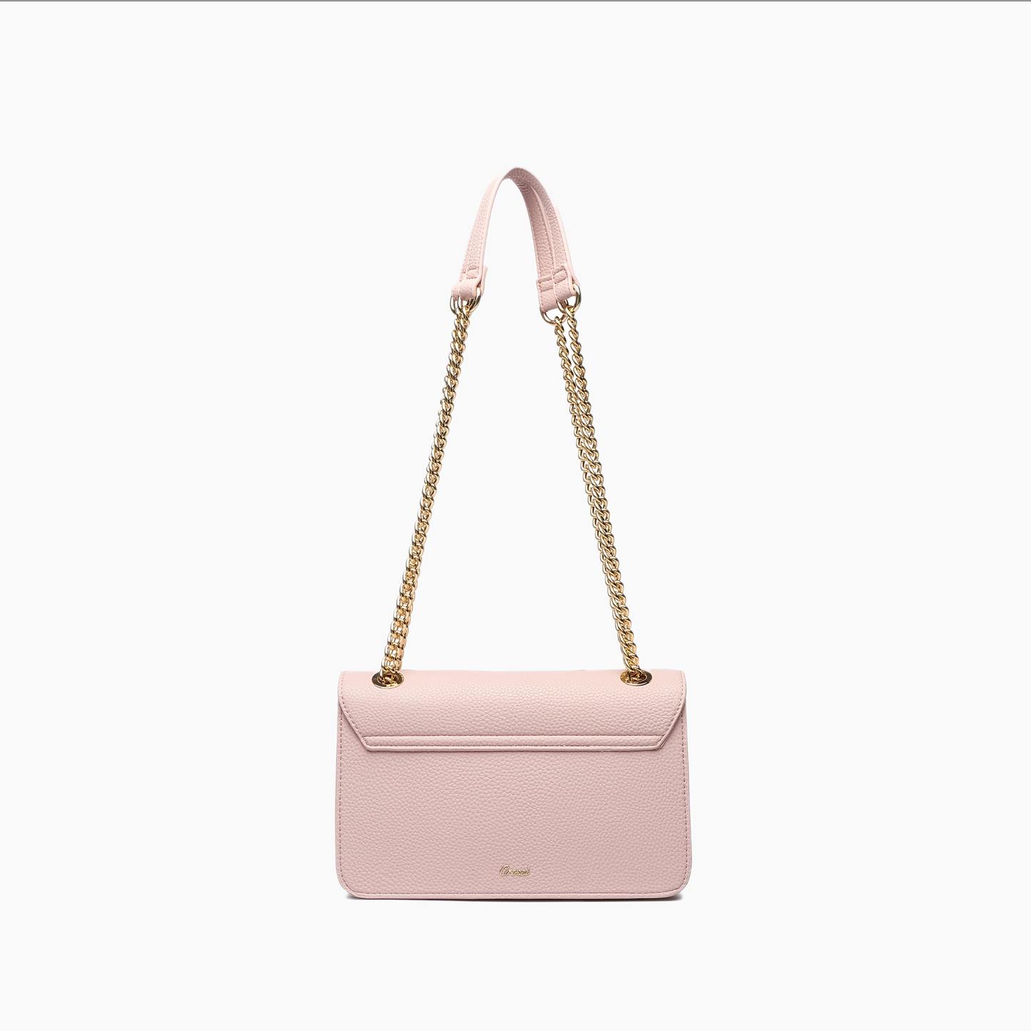 Jane Overflap Bow Crossbody: Beige