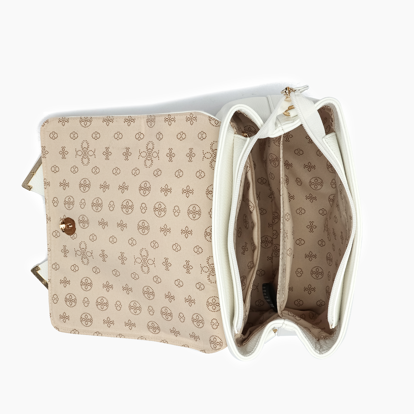 Jasmine Bowtie Crossbody Bag: Beige