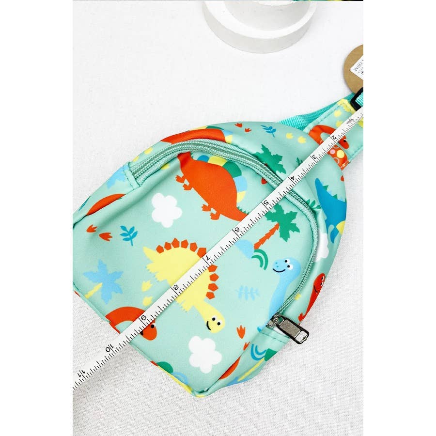 Cute Dinosaur Crossbody Chest Bag: MIX COLOR / ONE