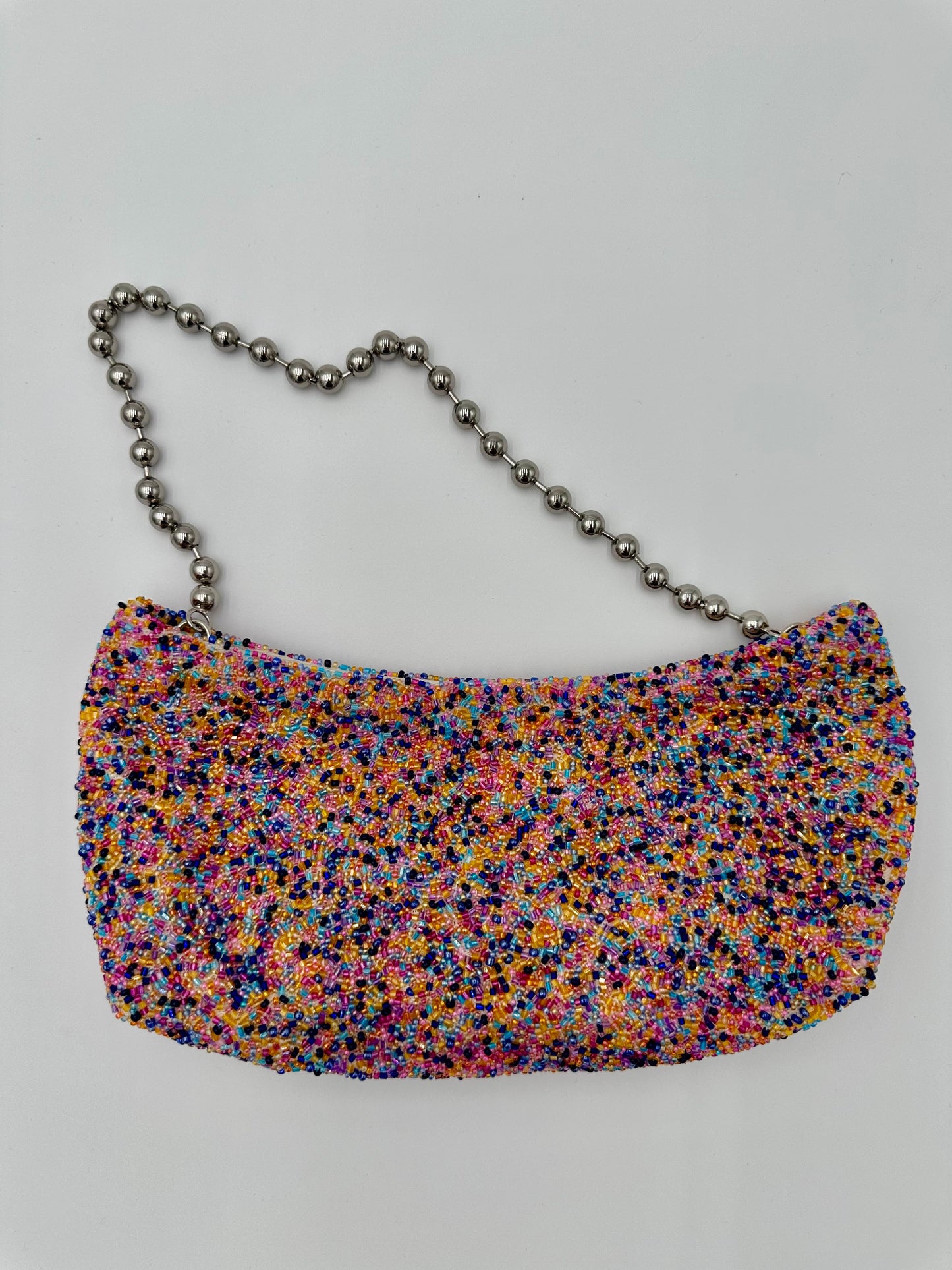 LISELLE KISS Chelsea Embellished Chain Shoulder Bag in Confetti