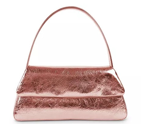 LISELLE KISS ELLIOT SHOULDER BAG IN ROSE GOLD METALLIC