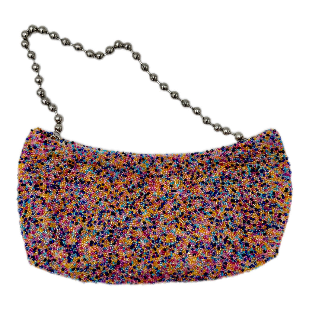 LISELLE KISS Chelsea Embellished Chain Shoulder Bag in Confetti