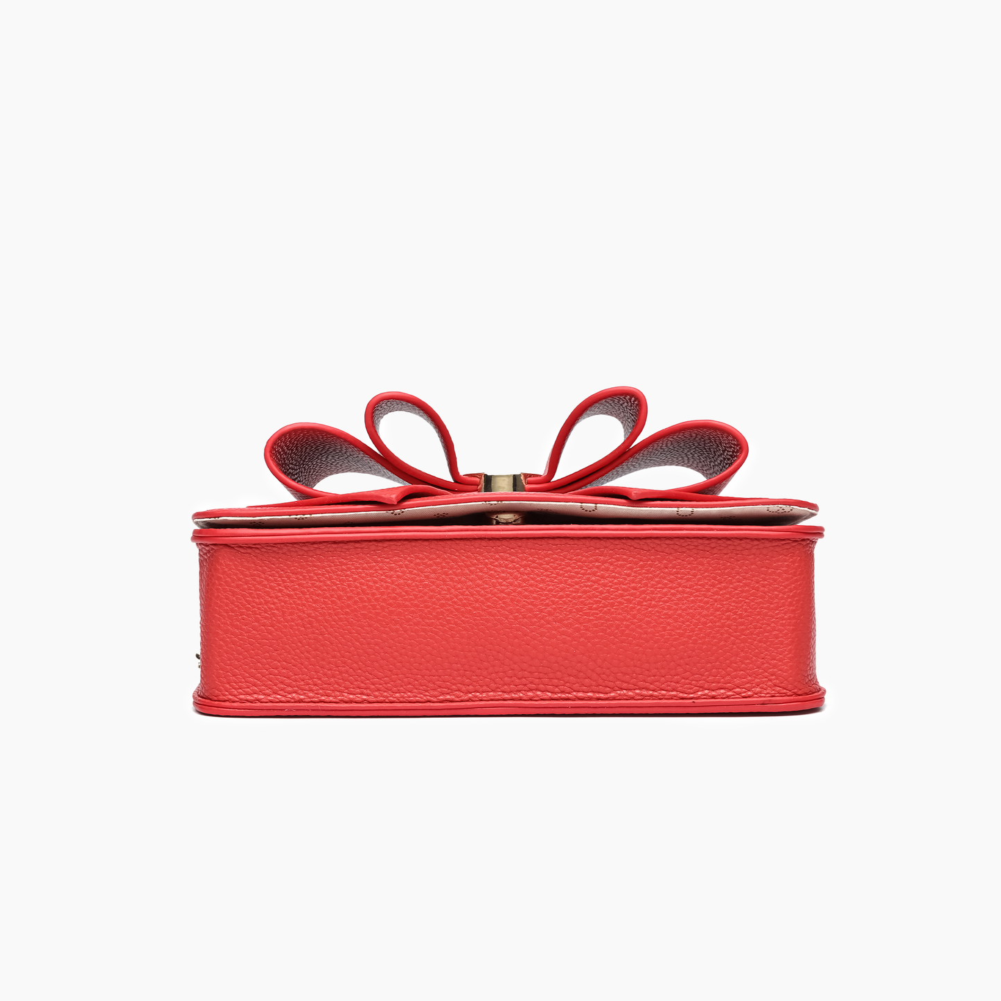 Petal Bowtie Dual Crossbody Bag: Red