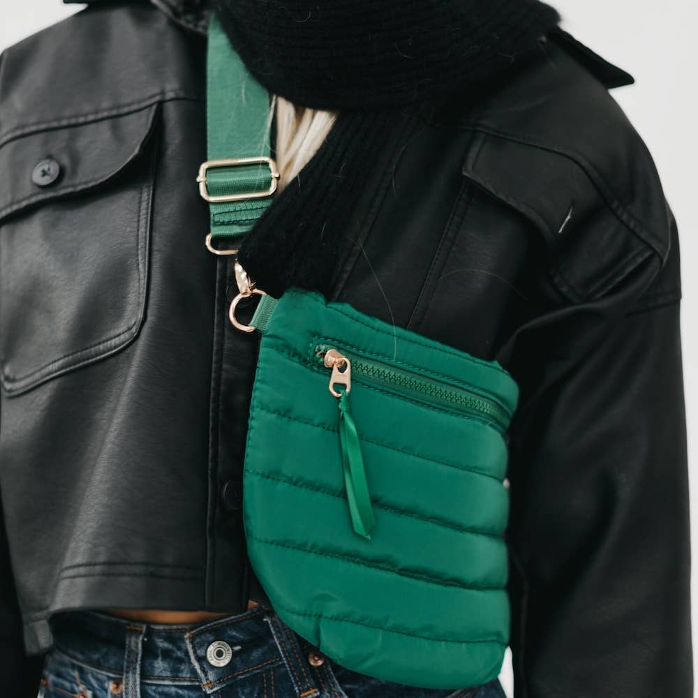 Jolie Puffer Belt Bag NEW COLORS!: Emerald