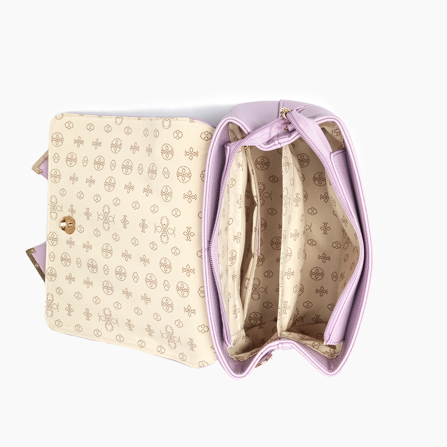 Jasmine Bowtie Crossbody Bag: Beige