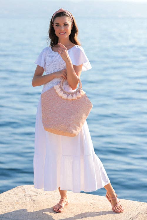 CLARA TOTE, BLUSH