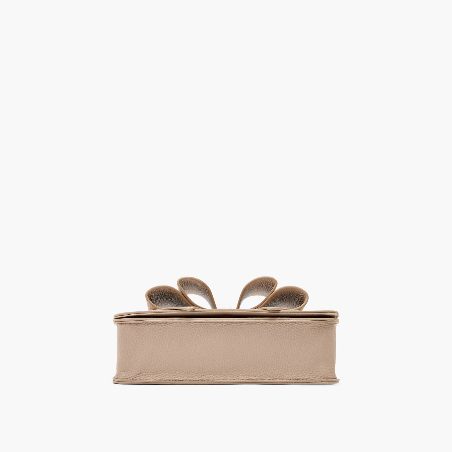 Jane Overflap Bow Crossbody: Beige