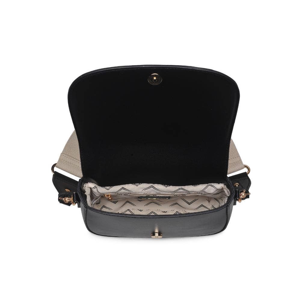 Poshette Crossbody: Black